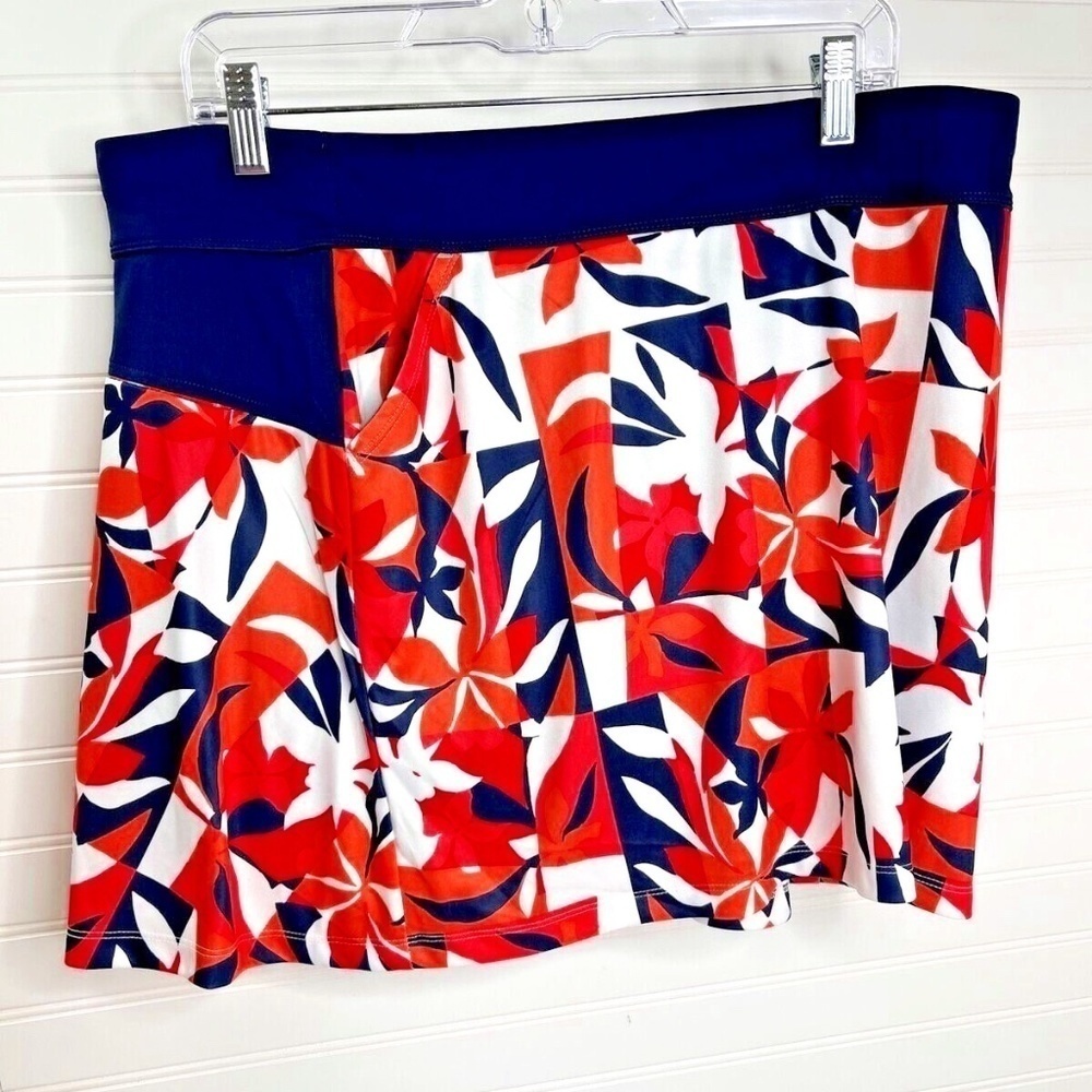 NWT Callaway Womens Skort Skirt Truesculpt Opti Dri Floral Pattern UPF 50